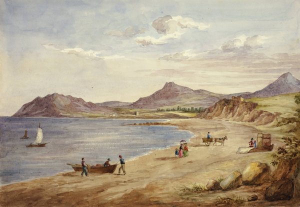 Main Product Photo of View of Wicklow Hills  Painting by Elizabeth Murray