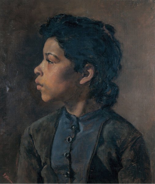 Main Product Photo of Head of a Girl  Painting by Elizabeth Nourse