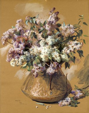 Lilacs by Elizabeth Nourse Oil Painting