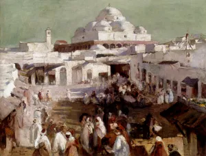 The Mosque, Tunis by Elizabeth Nourse - Oil Painting Reproduction