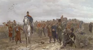 The Return From Inkerman by Elizabeth Thompson - Oil Painting Reproduction
