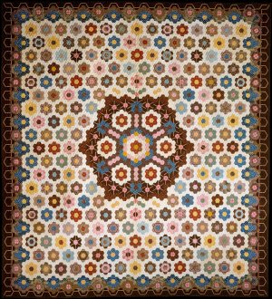 Honeycomb Quilt by Elizabeth Van Horne Clarkson Oil Painting