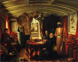 Interior of the Sibyl painting by Ella Ferris Pell