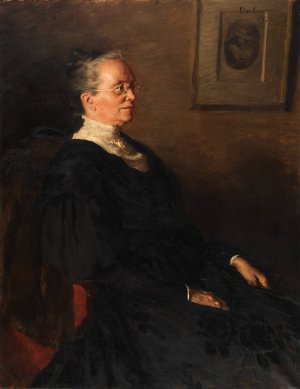 Mrs. Benjamin Franklin Goodrich by Ellen Emmet Rand Oil Painting