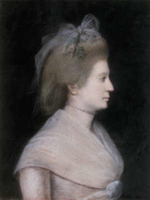Sarah Lloyd Hillhouse by Ellen Sharples Oil Painting