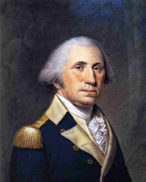 Portrait of George Washington by Ellen Wallace Sharples Oil Painting