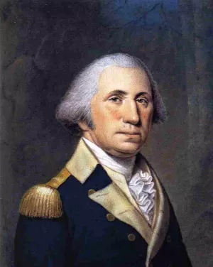 Portrait of George Washington by Ellen Wallace Sharples - Oil Painting Reproduction