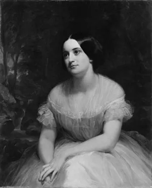 Mrs. James Clinton Griswold by Elliott Charles Loring - Oil Painting Reproduction