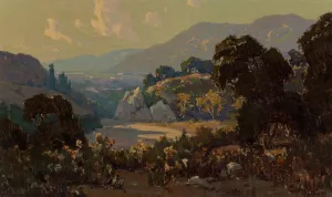 Devil's Gate, California by Elmer Wachtel Oil Painting