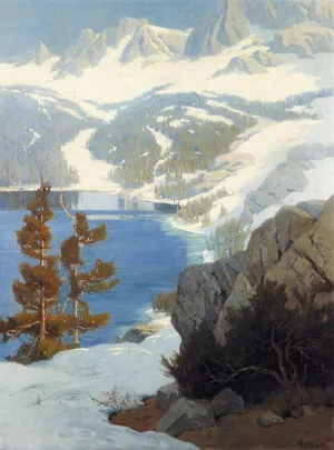 Lake George, Sierra Nevada by Elmer Wachtel - Oil Painting Reproduction