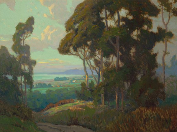 The Road to the Sea by Elmer Wachtel - Hand-Painted Oil Painting Reproduction