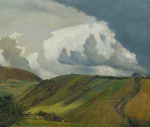 Vor einem Gewitter by Emanuel Baschny Oil Painting