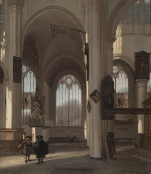 Interior of a Church by Emanuel De Witte Oil Painting