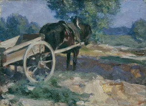 Der Karrengaul Oil painting by Emanuel Franz Hegenbarth