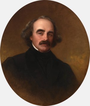 Nathaniel Hawthorne by Emanuel Gottlieb Leutze Oil Painting