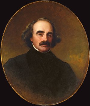 Nathaniel Hawthorne by Emanuel Gottlieb Leutze Oil Painting
