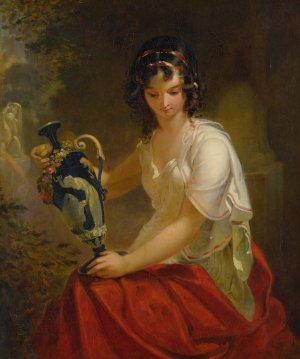 Nydia, The Blind Girl Of Pompeii by Emanuel Gottlieb Leutze Oil Painting