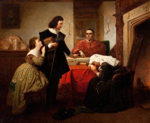 Receiving the Order by Emanuel Gottlieb Leutze Oil Painting