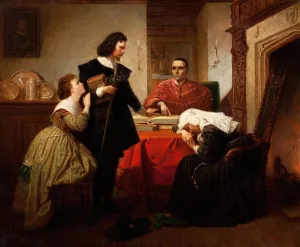 Receiving the Order by Emanuel Gottlieb Leutze Oil Painting