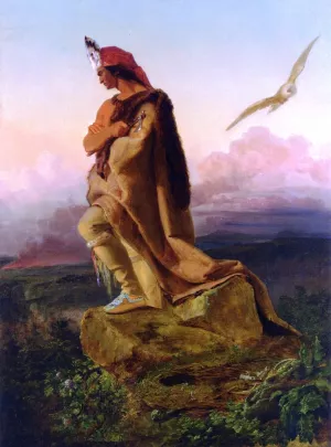 The Last of the Mohicans by Emanuel Gottlieb Leutze - Oil Painting Reproduction