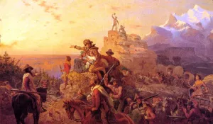 Westward The Course of Empire Takes Its Way by Emanuel Gottlieb Leutze - Oil Painting Reproduction