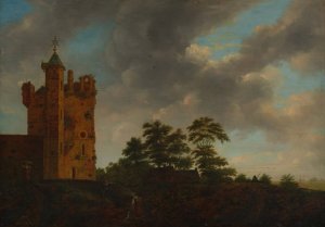 The Old Castle by Emanuel Murant Oil Painting
