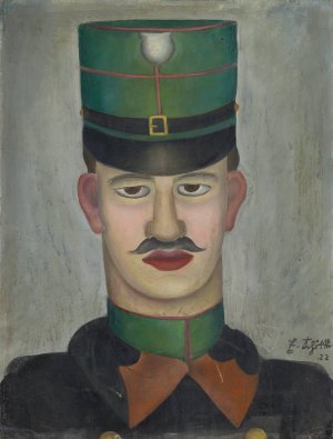 Polizist by Emanuel Schottli Oil Painting