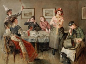 The Improvised Orchestra by Emanuel Spitzer Oil Painting