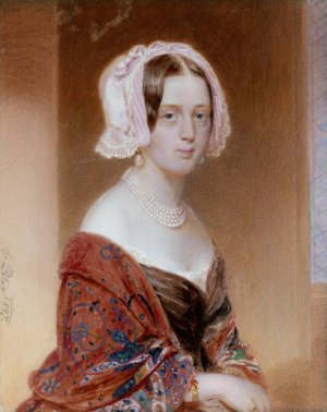 Bildnis einer jungen Frau by Emanuel Thomas Peter Oil Painting