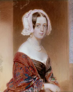 Bildnis einer jungen Frau Oil painting by Emanuel Thomas Peter