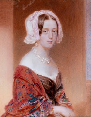 Frauenbildnis by Emanuel Thomas Peter Oil Painting
