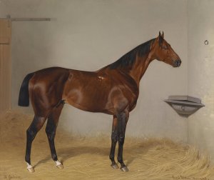 St Galmier by Emil Adam Oil Painting