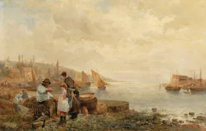 Motiv von der Westerschelde Oil painting by Emil Barbarini