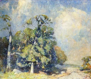 A Freshening Breeze painting by Emil Carlsen