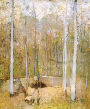 Autumn Forest by Emil Carlsen - Oil Painting Reproduction