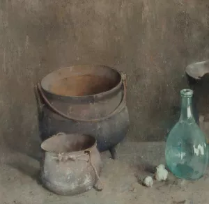 Hearthstone by Emil Carlsen Oil Painting