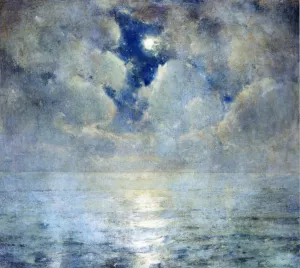 Moonlight Scene by Emil Carlsen Oil Painting