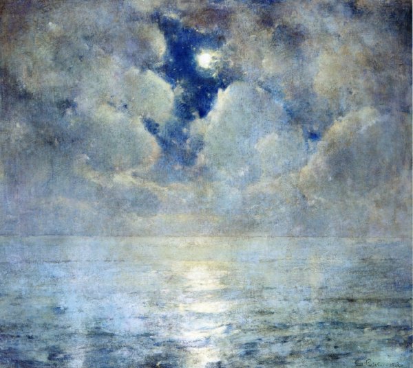 Main Product Photo of Moonlight Scene Painting by Emil Carlsen