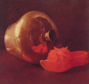 Ruby Reflection by Emil Carlsen Oil Painting
