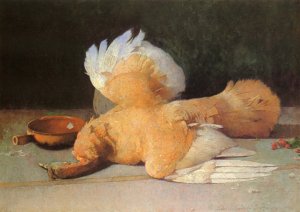 Still Life with Dead Game Oil painting by Emil Carlsen