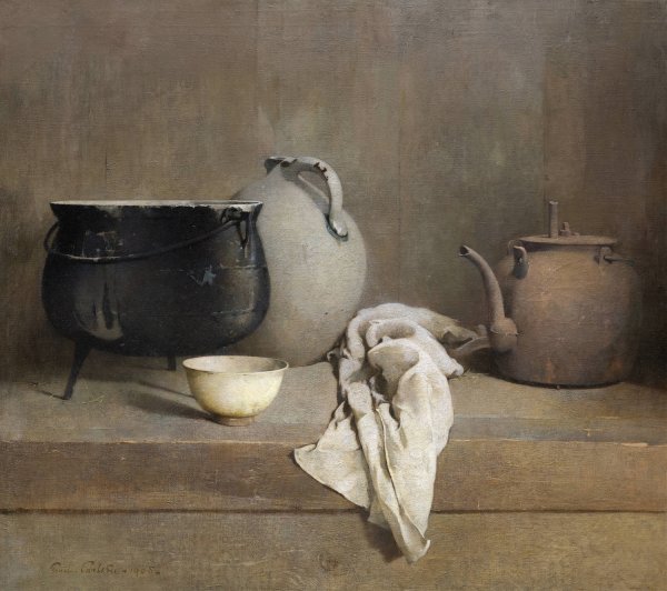 Study in Grey  by Emil Carlsen - Hand-Painted Oil Painting Reproduction