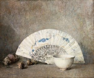The Fan by Emil Carlsen Oil Painting
