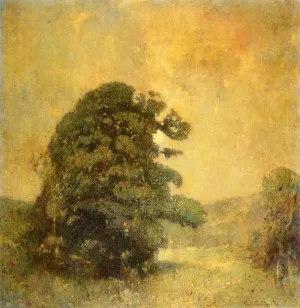 The Valley, Moonlight by Emil Carlsen Oil Painting
