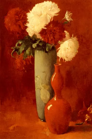 Vases and Flowers painting by Emil Carlsen