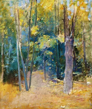 Wooded Interior by Emil Carlsen - Oil Painting Reproduction