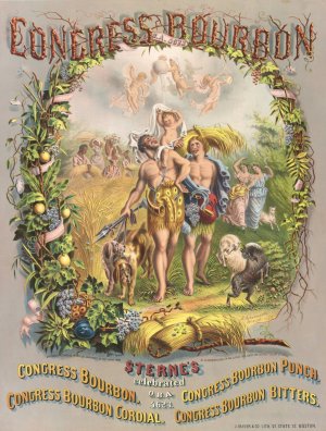 Congress bourbon by Emil F. Ackermann Oil Painting