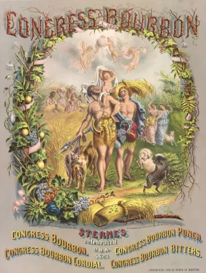 Congress bourbon Oil painting by Emil F. Ackermann