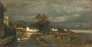 After the Storm by Emil Jakob Schindler Oil Painting