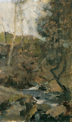 Bach im Wienerwald by Emil Jakob Schindler Oil Painting