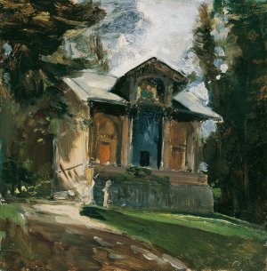 Das Atelier des Malers Heinrich von Angeli in der Reichenau by Emil Jakob Schindler Oil Painting